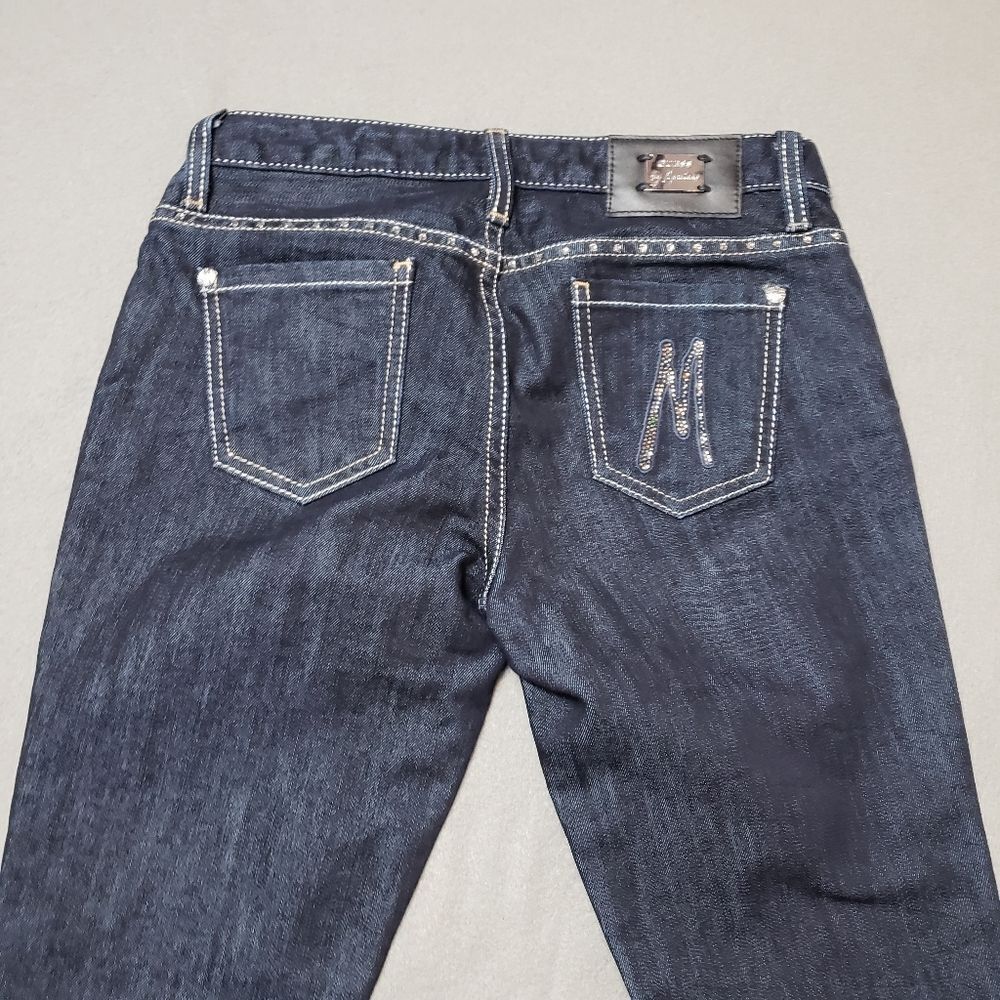 Guess By Marciano Skinny Jean Dark Wash Denim Cropped - Picture 4 of 16